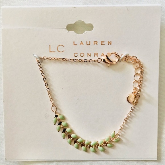 LC Lauren Conrad Enamel Chevron Bracelet - Picture 2 of 2